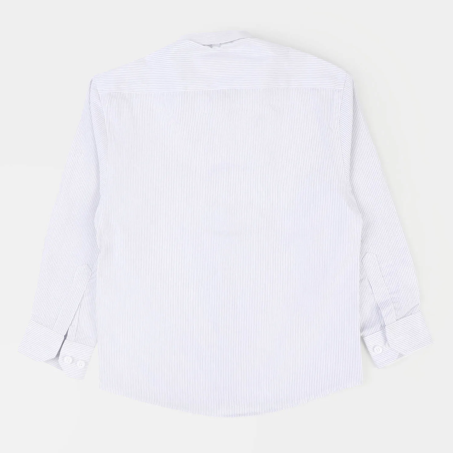Boys Cotton Formal Shirt - Light Gray
