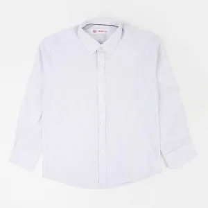 Boys Cotton Formal Shirt - Light Gray