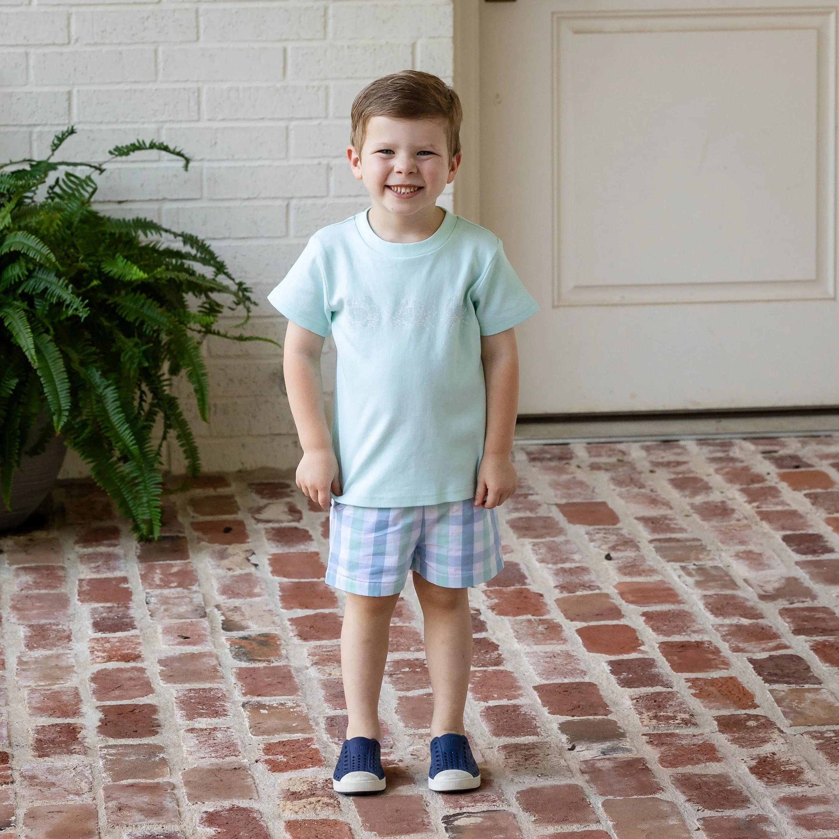Boys Crew Shirt - Crab