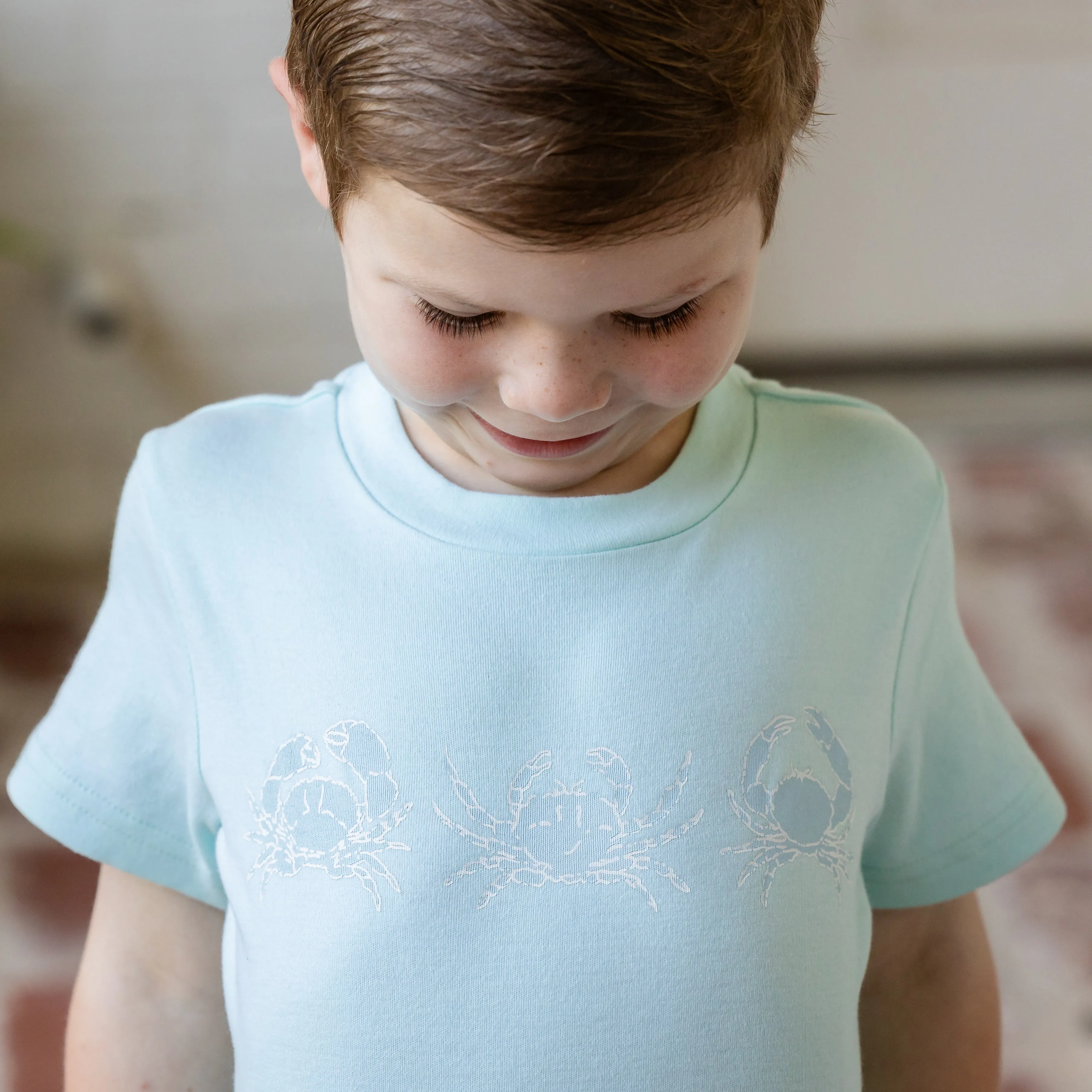 Boys Crew Shirt - Crab