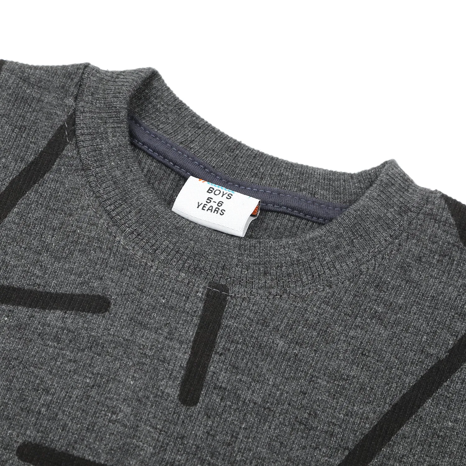 Boys Full Sleeve SweatShirt - Dark Grey
