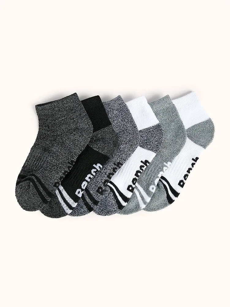Boys' Half Cushion Anklet Active Socks (6 Pack)
