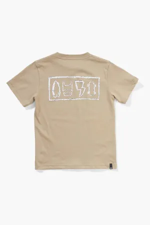 Boys T-Shirt Munster Kids Paintbadge Sand