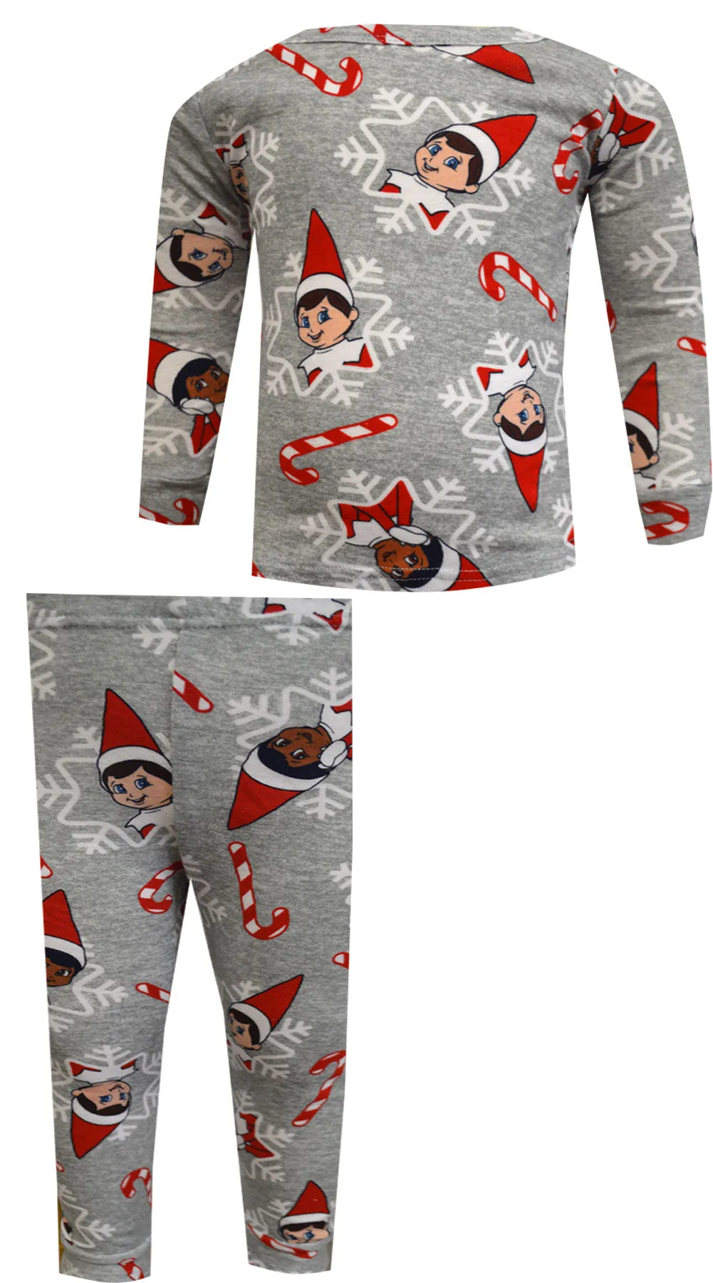 Elf on the Shelf 100% Cotton Tight Fitting Christmas Pajamas