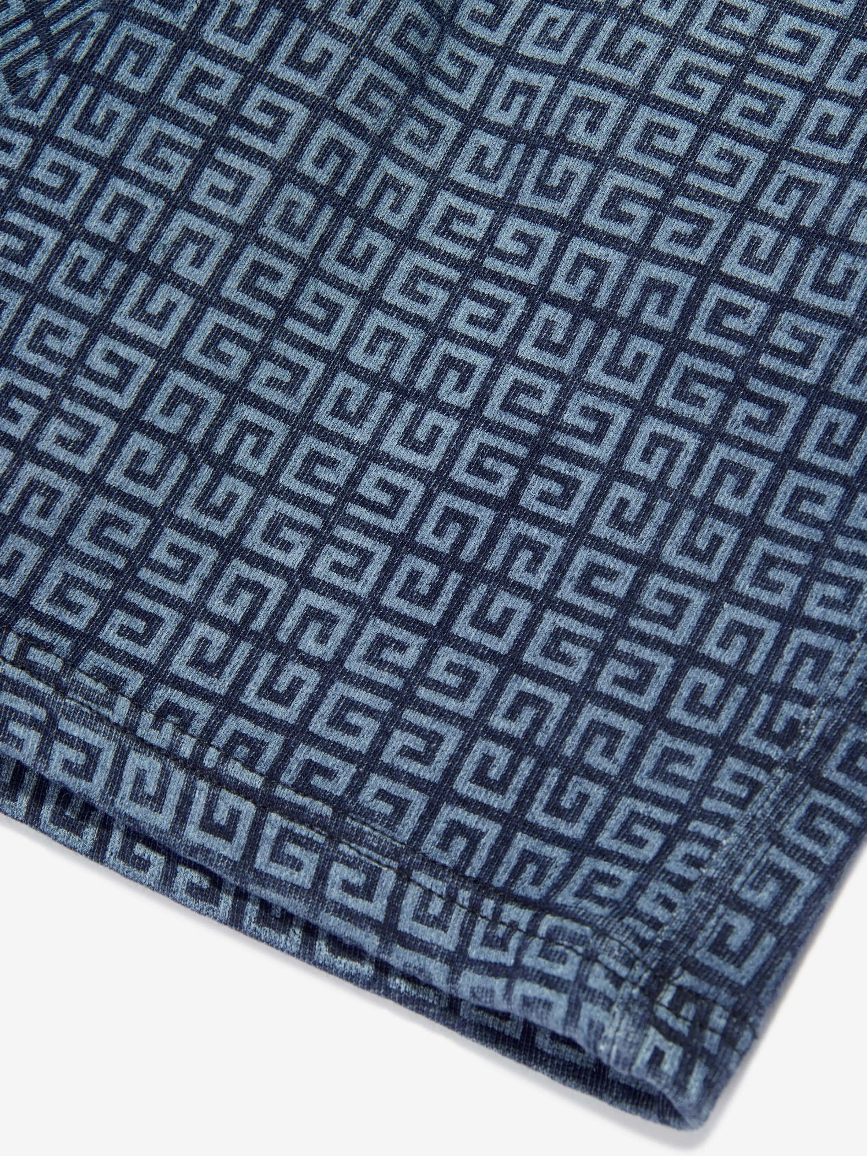 Givenchy Boys 4G Logo Shorts in Blue