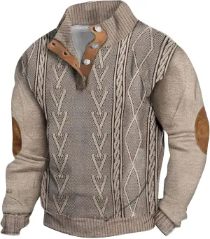 Hoodies For Men And Autumn Casual Long Sleeve Button Solid Color Long Sleeve T Shirt Top Gray Hoodie Custom Hoodie
