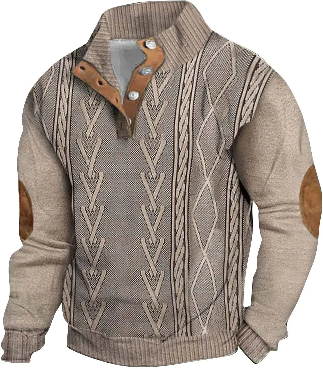 Hoodies For Men And Autumn Casual Long Sleeve Button Solid Color Long Sleeve T Shirt Top Gray Hoodie Custom Hoodie