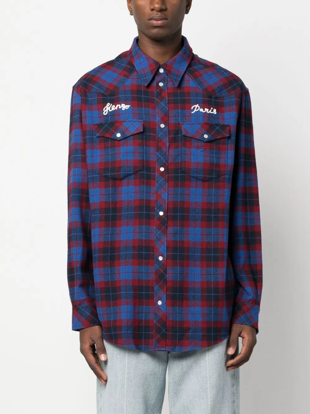 Kenzo Shirts Blue