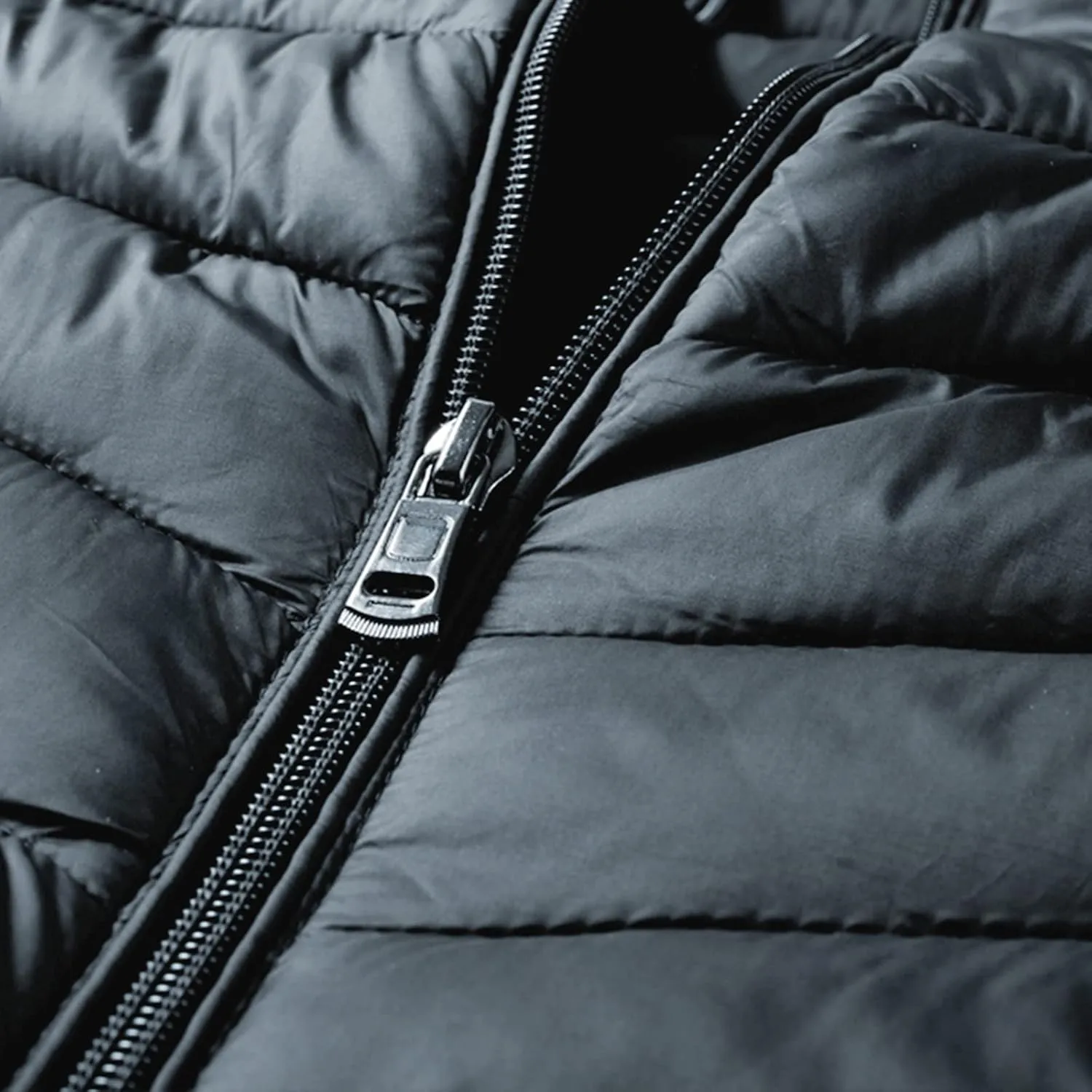 Mens Bubble Puffer Jacket Detachable Hood Warm Puffy Winter Thicken Padded Down Jackets Quilted Coat Windproof Outwear