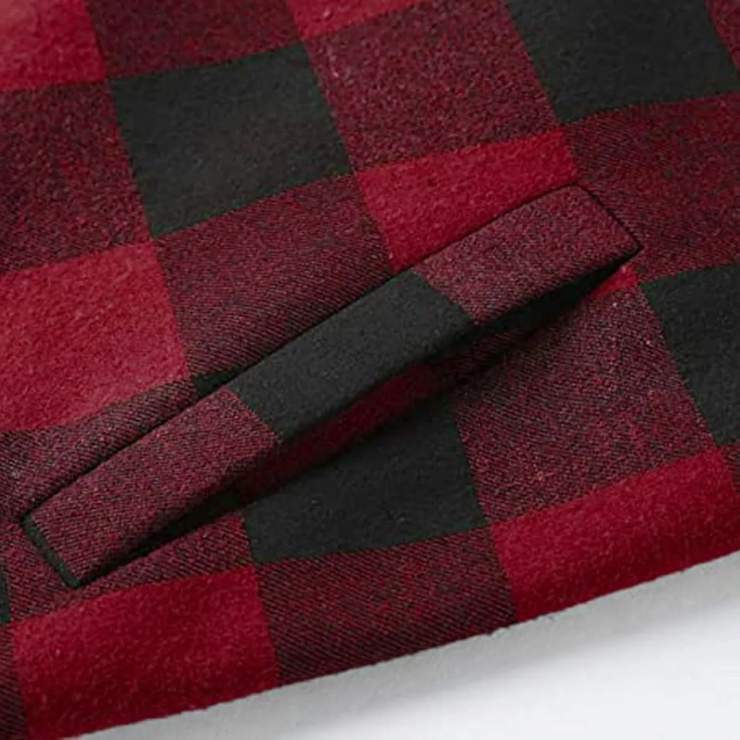 Mens Fleece Flannel Plaid Shirt Jacket Outwear Winter Coats Sherpa Lined Full Zip Hooded Plaid Shirt Jacket Thermal Coat