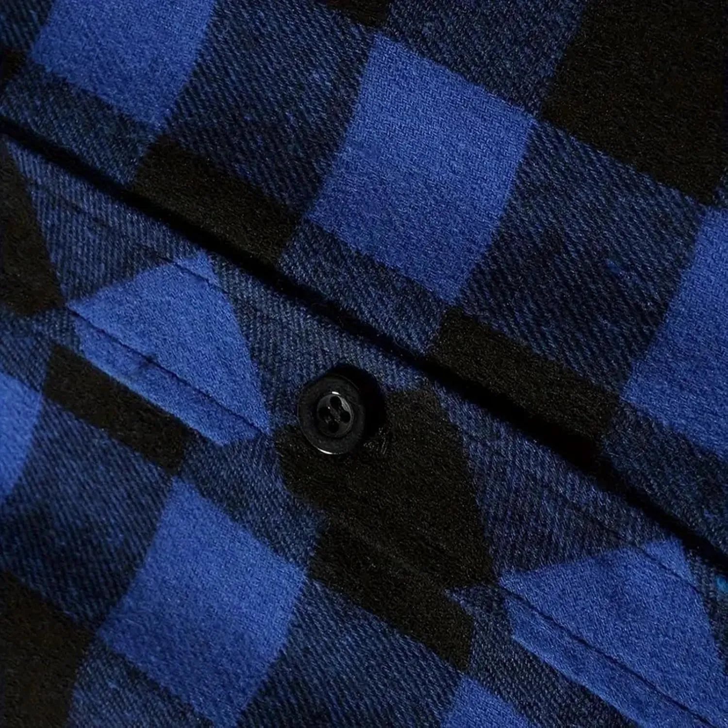 Men's Plaid Hooded Shirts Casual Long Sleeve Lightweight Shirt Button Down Flannel Plaid Jckets with Pocket