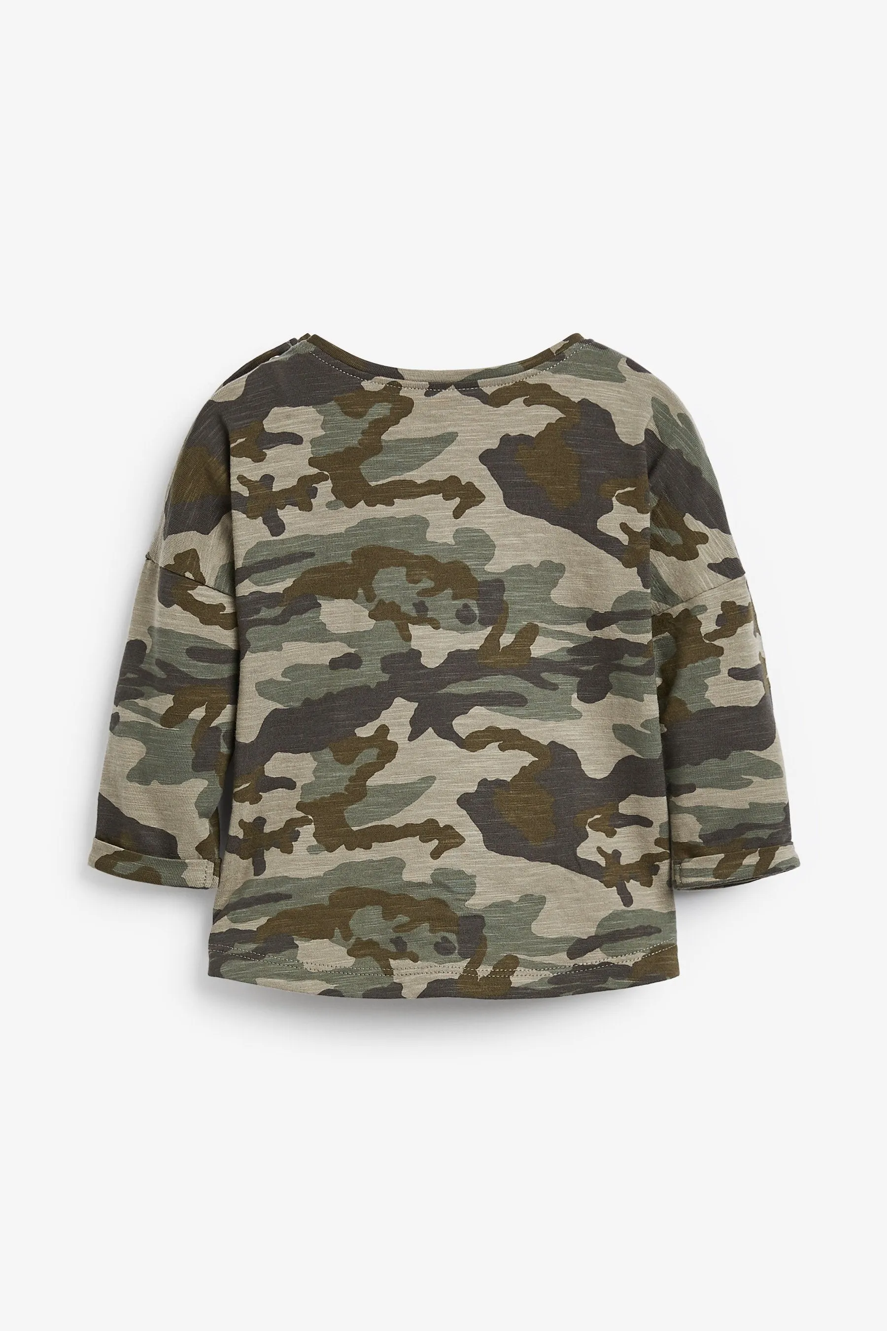 Next Khaki 2 Pack Giraffe Camouflage Baby Boys T-Shirt