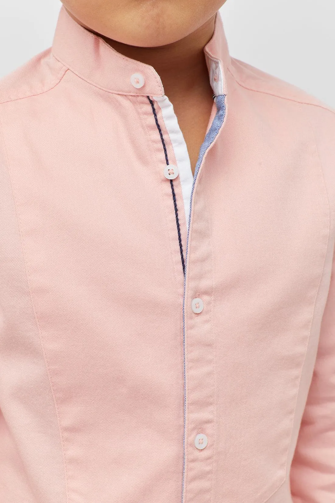 One Friday Pink Formal Shirt