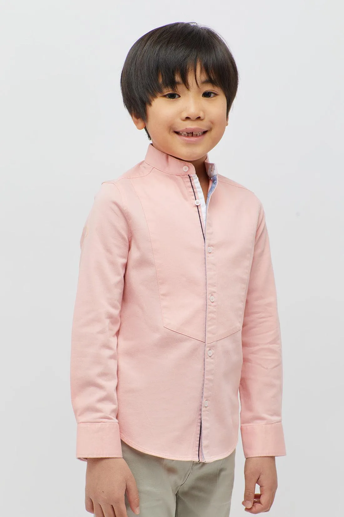 One Friday Pink Formal Shirt