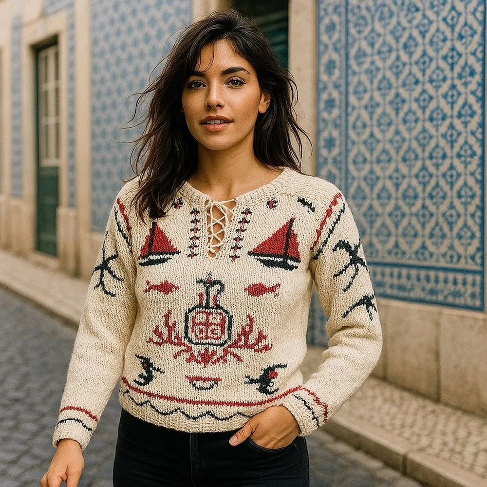 Pull-over Poveira - Blanc