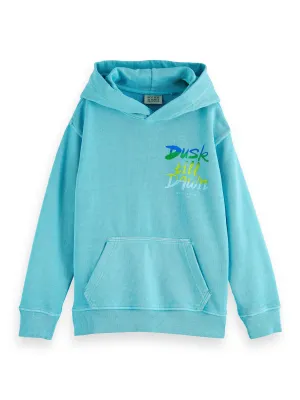 Relaxed Fit Artwork Hoodie W Washing
