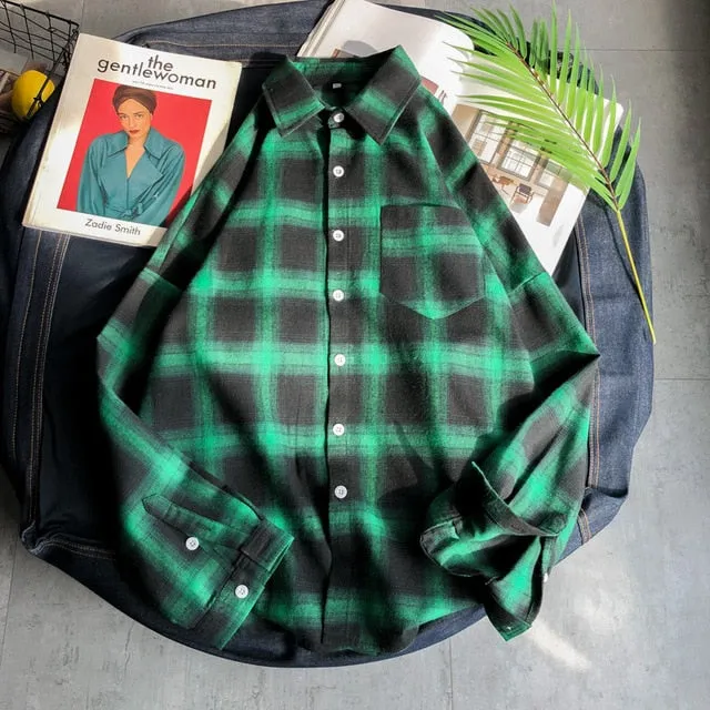 Sangaku Plaid Shirts