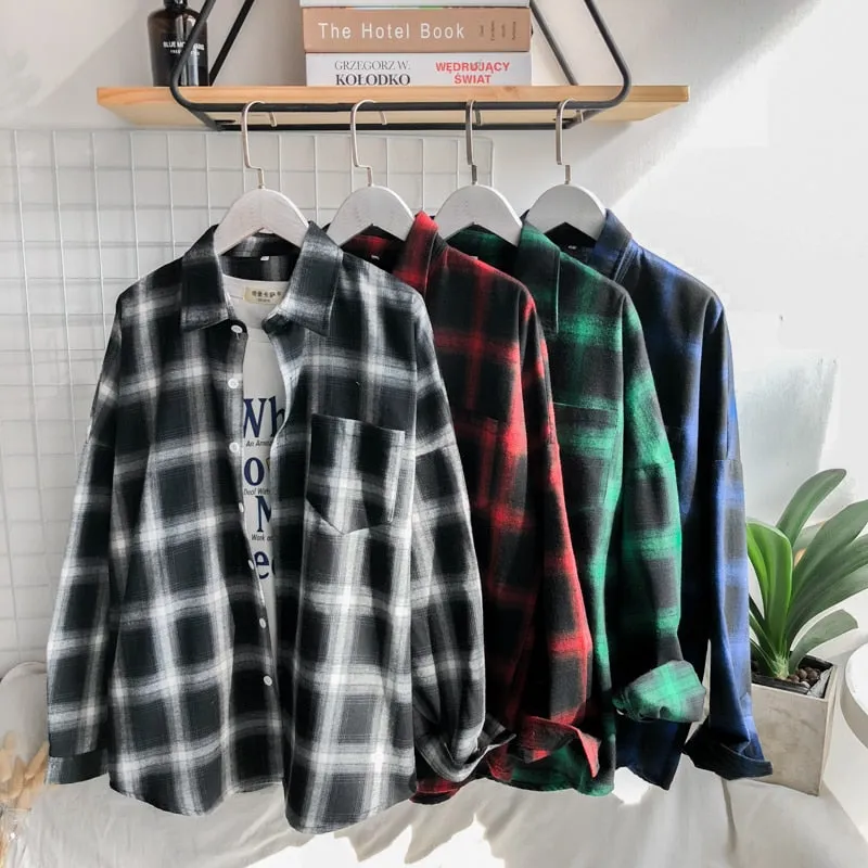 Sangaku Plaid Shirts